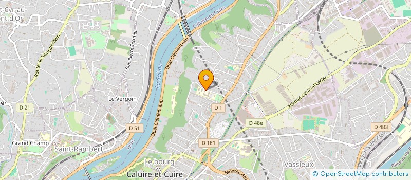 localisation de l'entreprise MONSIEUR NATHANAEL BATAILLE à CALUIRE-ET-CUIRE