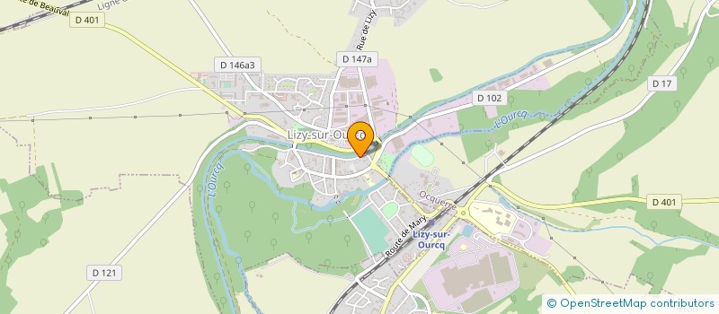 localisation de l'entreprise MONSIEUR NATHANAEL BRIGITTE  LIZY-SUR-OURCQ