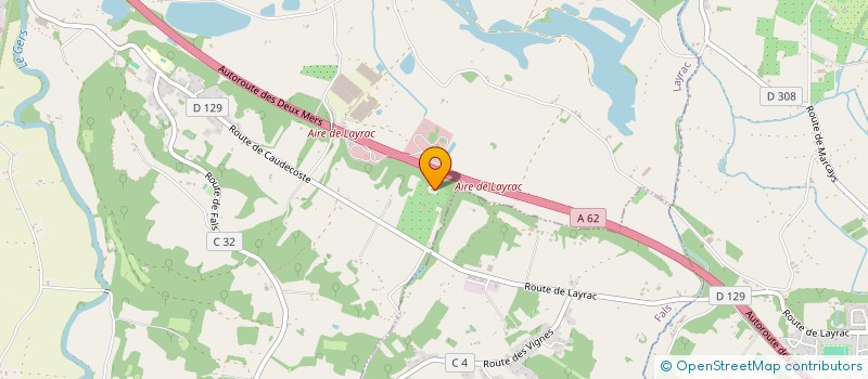 localisation de l'entreprise MONSIEUR NATHANAEL CARRE  LAYRAC