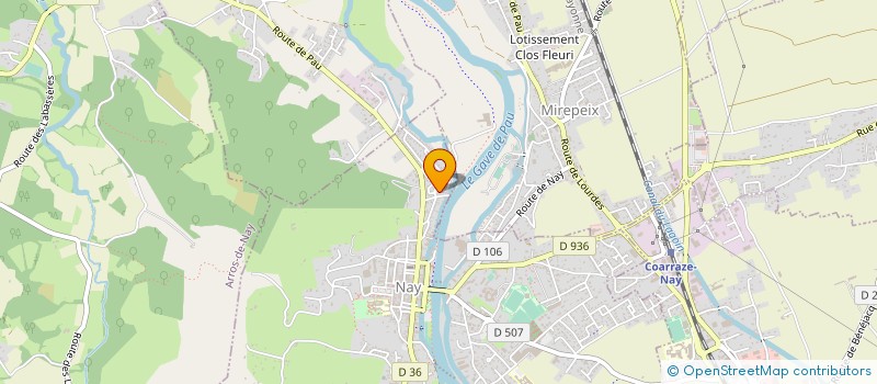 localisation de l'entreprise MONSIEUR NATHANAEL CASTRO  NAY