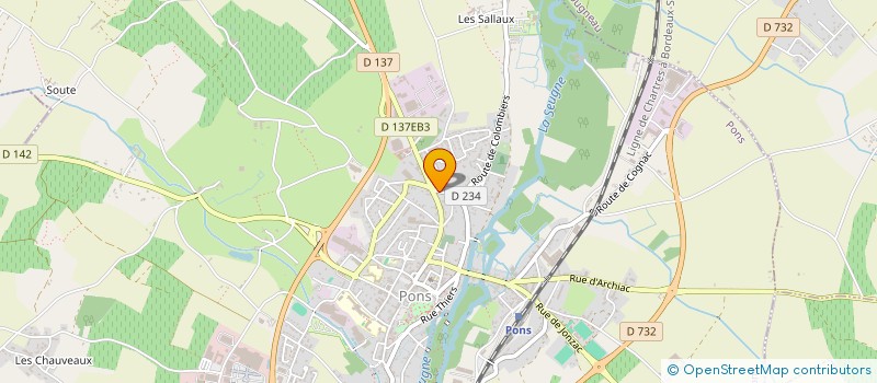 localisation de l'entreprise MONSIEUR NATHANAEL CHARRIER  PONS