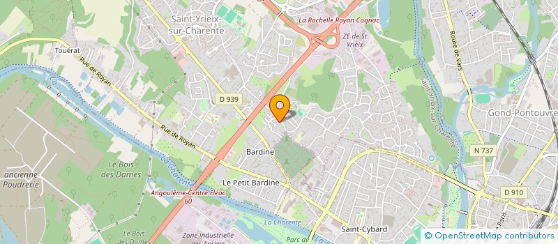 localisation de l'entreprise MONSIEUR NATHANAEL CIROT  SAINT-YRIEIX-SUR-CHARENTE