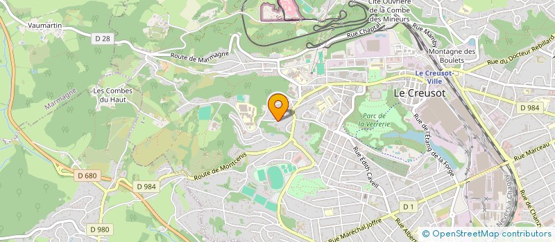 localisation de l'entreprise MONSIEUR NATHANAEL CORNIELLLE  LE CREUSOT