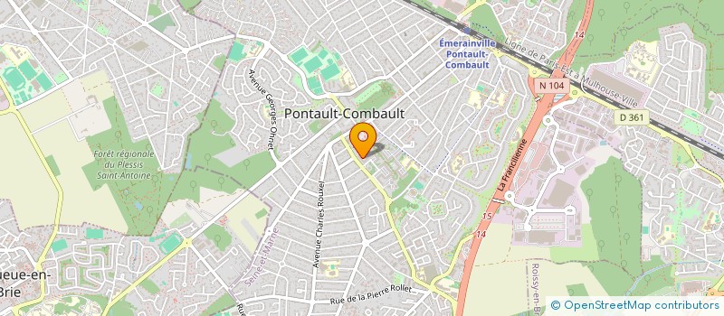 localisation de l'entreprise MONSIEUR NATHANAEL DOS SANTOS à PONTAULT-COMBAULT