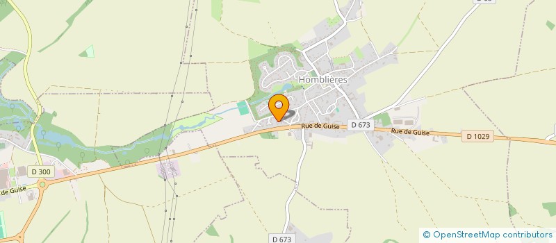 localisation de l'entreprise MONSIEUR NATHANAEL DOUX  HOMBLIERES