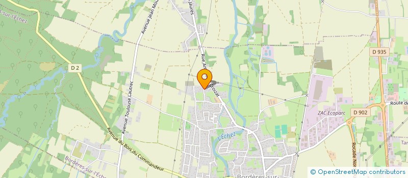 localisation de l'entreprise MONSIEUR NATHANAEL ECHEVERRIA  BORDERES-SUR-L'ECHEZ