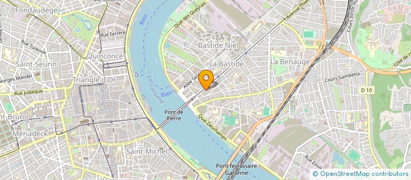 localisation de l'entreprise MONSIEUR NATHANAEL GASIS  BORDEAUX