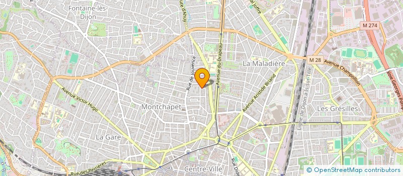 localisation de l'entreprise MONSIEUR NATHANAEL GONET  DIJON