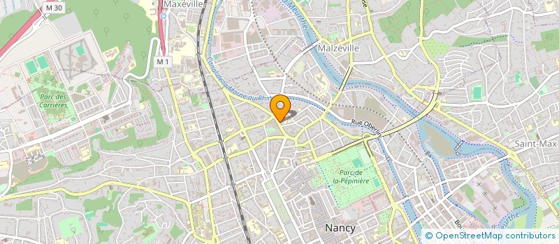 localisation de l'entreprise MONSIEUR NATHANAEL GREGOIRE  NANCY