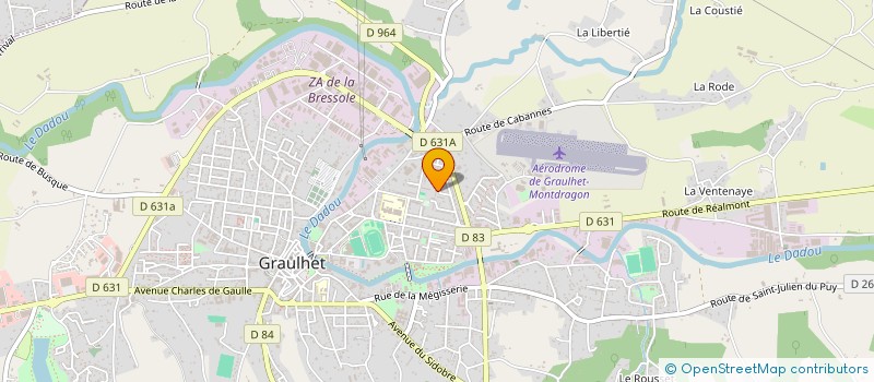 localisation de l'entreprise MONSIEUR NATHANAEL HAZAN  GRAULHET