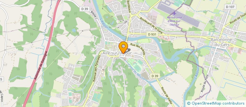localisation de l'entreprise MONSIEUR NATHANAEL LEBOUCHER à AIRE-SUR-L'ADOUR