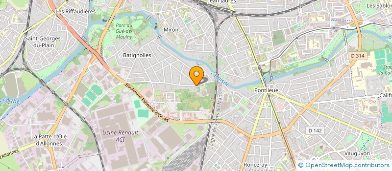 localisation de l'entreprise MONSIEUR NATHANAEL LEROUX  LE MANS