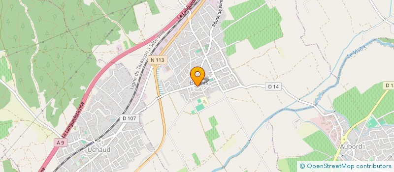 localisation de l'entreprise MONSIEUR NATHANAEL LLETI  BERNIS