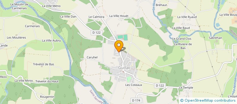 localisation de l'entreprise MONSIEUR NATHANAEL MAILLARD  GUILLAC