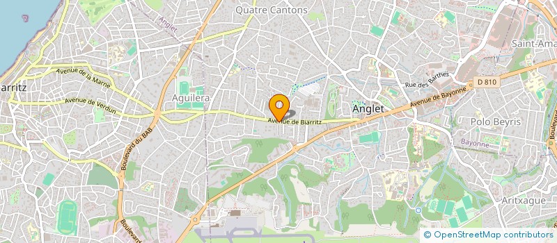 localisation de l'entreprise MONSIEUR NATHANAEL MARCHAND  ANGLET