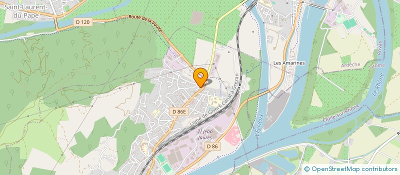 localisation de l'entreprise MONSIEUR NATHANAEL MARTEL  LA VOULTE-SUR-RHONE