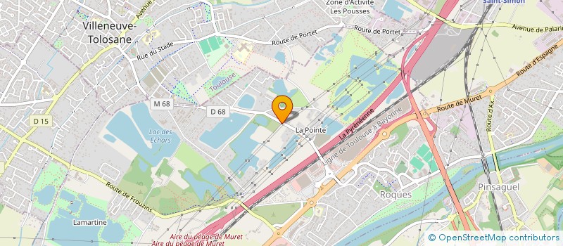 localisation de l'entreprise MONSIEUR NATHANAEL MENESCLOU  ROQUES