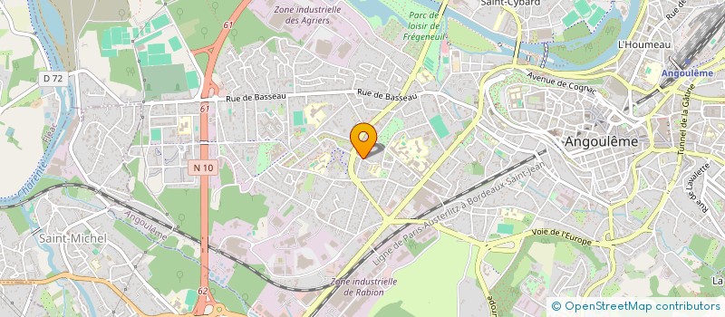localisation de l'entreprise MONSIEUR NATHANAEL METBACH à ANGOULEME