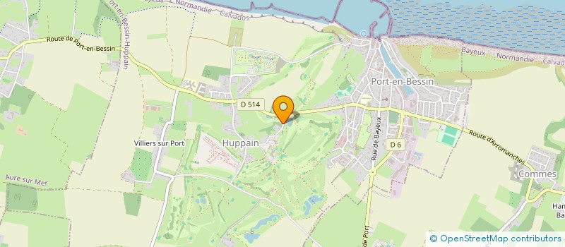 localisation de l'entreprise MONSIEUR NATHANAEL MOREAU  PORT-EN-BESSIN-HUPPAIN