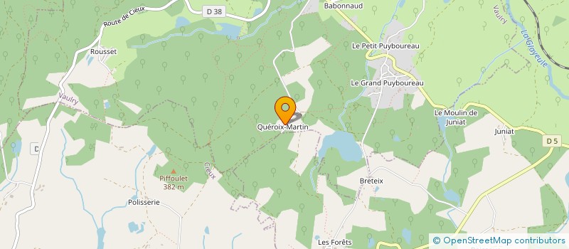 localisation de l'entreprise MONSIEUR NATHANAEL OLLUYN à COMPREIGNAC