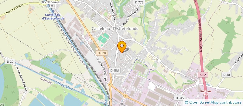 localisation de l'entreprise MONSIEUR NATHANAEL PAUL  CASTELNAU-D'ESTRETEFONDS