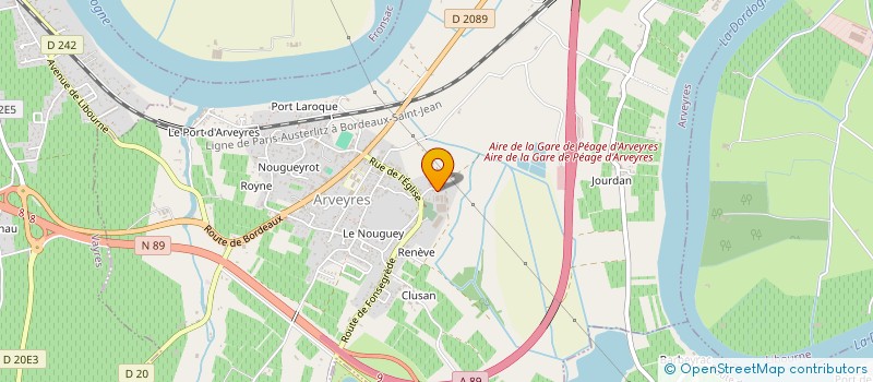 localisation de l'entreprise MONSIEUR NATHANAEL PLESSE  ARVEYRES