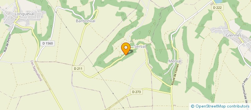 localisation de l'entreprise MONSIEUR NATHANAEL QUEDOC  SERVAL