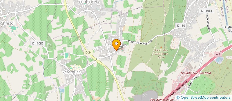 localisation de l'entreprise MONSIEUR NATHANAEL RAYNAL  SATURARGUES