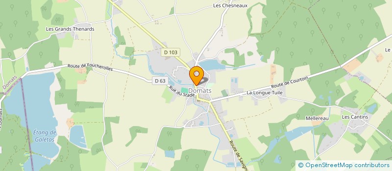 localisation de l'entreprise MONSIEUR NATHANAEL ROGER  DOMATS