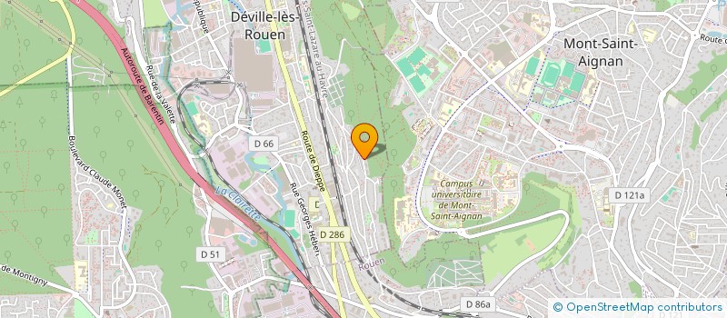 localisation de l'entreprise MONSIEUR NATHANAEL ROUAULT  DEVILLE-LES-ROUEN