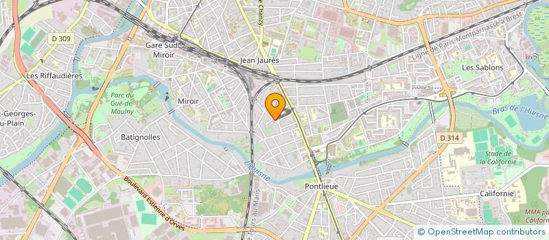 localisation de l'entreprise MONSIEUR NATHANAEL SEMHOUN  LE MANS