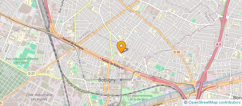 localisation de l'entreprise MONSIEUR NATHANAEL TINARD-LE CLAINCHE  BOBIGNY