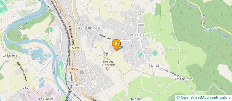 localisation de l'entreprise MONSIEUR NATHANAEL TOUITOU à LE VERNET