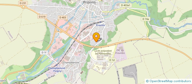 localisation de l'entreprise MONSIEUR NATHANANEL BLEURVACQ  PROVINS