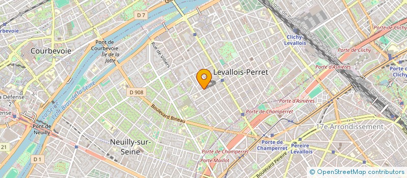 localisation de l'entreprise MONSIEUR NATHANE LELLOUCHE à LEVALLOIS-PERRET
