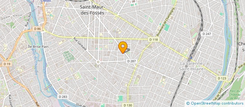 localisation de l'entreprise MONSIEUR NATHANIEL CORLAY  SAINT-MAUR-DES-FOSSES