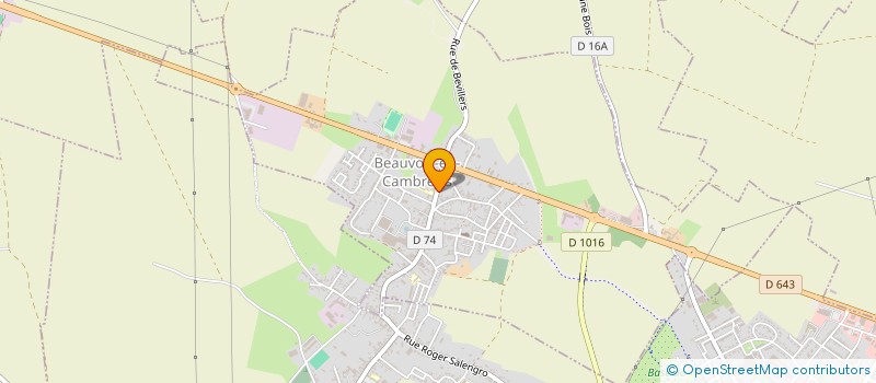 localisation de l'entreprise MONSIEUR NATHANIEL COULON  BEAUVOIS-EN-CAMBRESIS