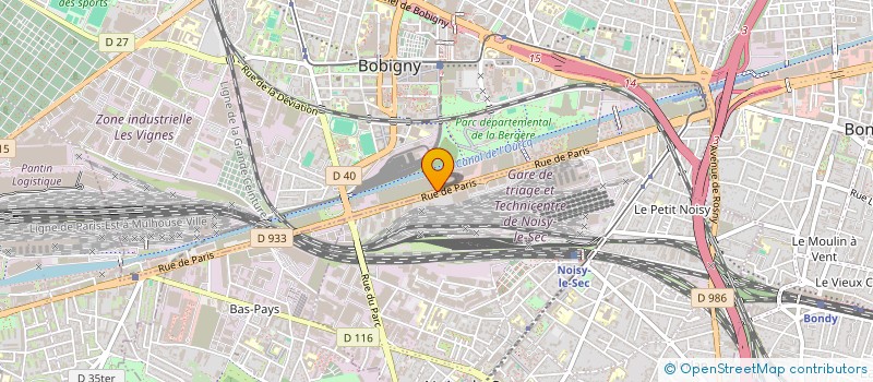 localisation de l'entreprise MONSIEUR NATHANIEL FERREIRA  BOBIGNY