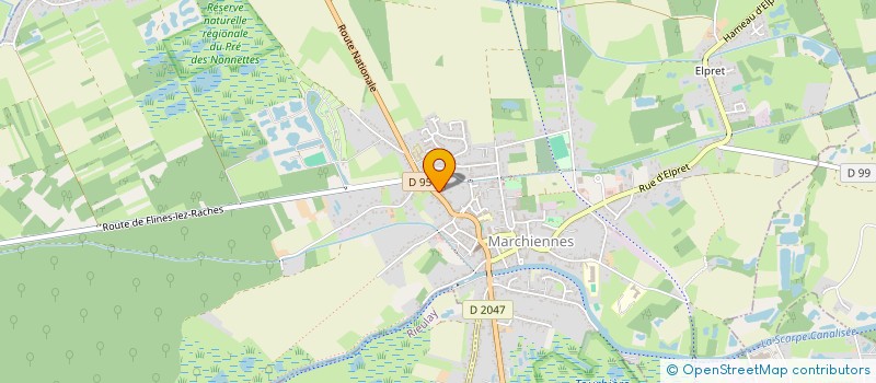 localisation de l'entreprise MONSIEUR NATHANIEL HERREMANS  AUDRESSELLES