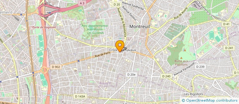 localisation de l'entreprise MONSIEUR NATHANIEL KRIEF à MONTREUIL