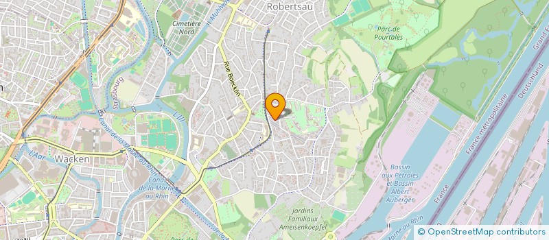 localisation de l'entreprise MONSIEUR NATHANIEL MAJER-MAURIANGE  STRASBOURG