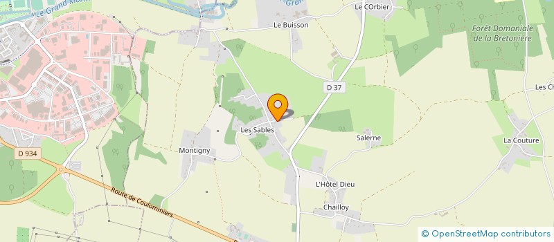 localisation de l'entreprise MONSIEUR NATHANIEL PASTEL  CHAILLY-EN-BRIE