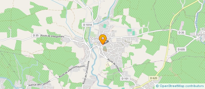 localisation de l'entreprise MONSIEUR NATHANIEL RESIDORI  CONQUES-SUR-ORBIEL