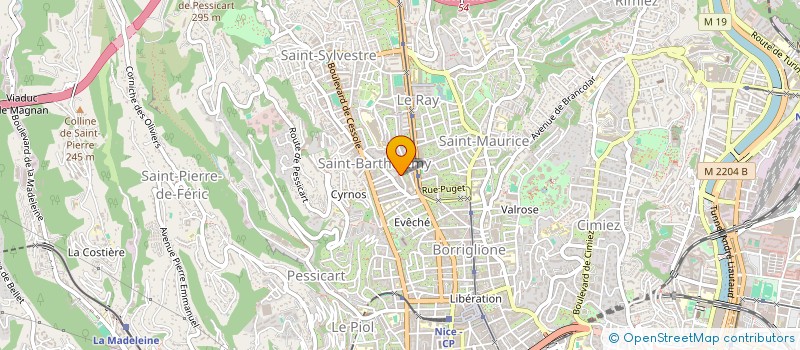localisation de l'entreprise MONSIEUR NATHANIEL SMADJA à NICE