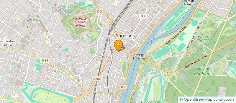 localisation de l'entreprise MONSIEUR NATHOU COULIBALY à SURESNES