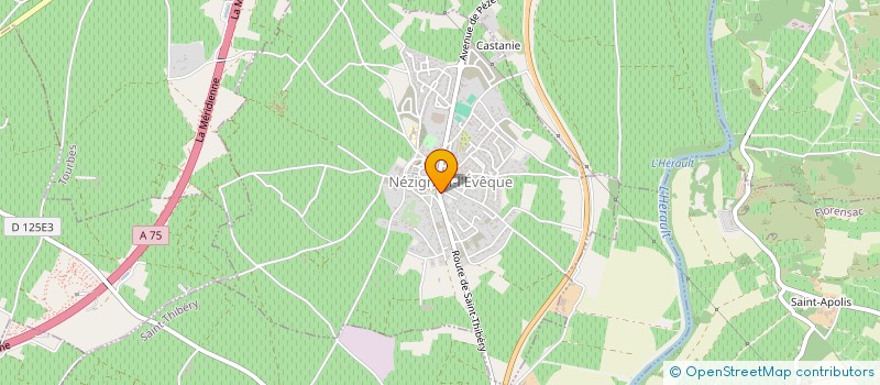 localisation de l'entreprise MONSIEUR NATHYS LENOIR  NEZIGNAN-L'EVEQUE