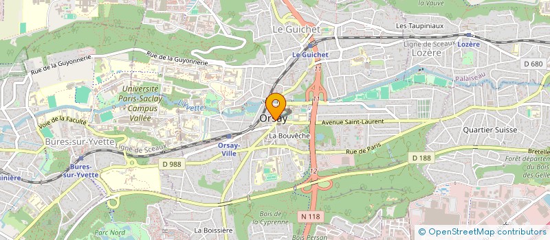localisation de l'entreprise MONSIEUR NATIYOUVEYI PATAKI à ORSAY