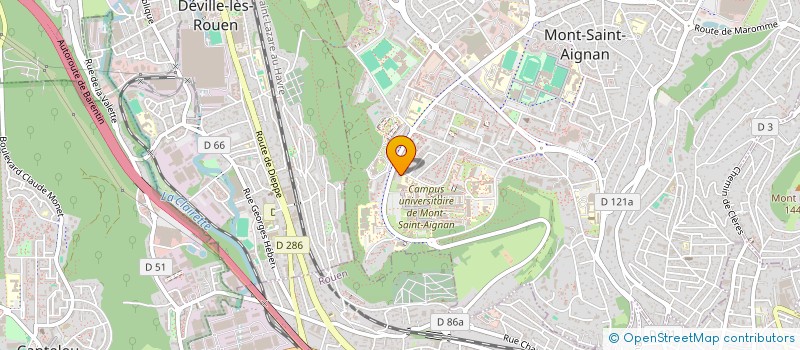 localisation de l'entreprise MONSIEUR NATSI NZAOU à MONT-SAINT-AIGNAN