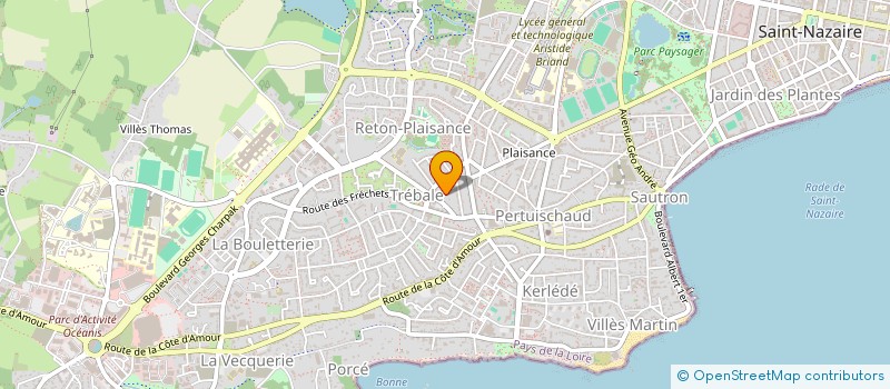 localisation de l'entreprise MONSIEUR NAUETI DOMINGOS à SAINT-NAZAIRE