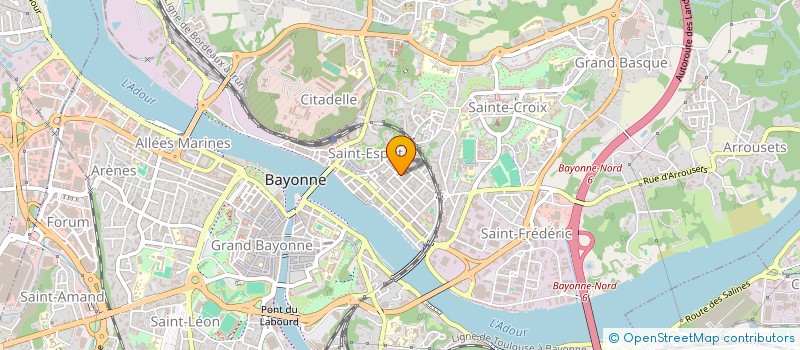 localisation de l'entreprise MONSIEUR NAURBI KORGAY  BAYONNE